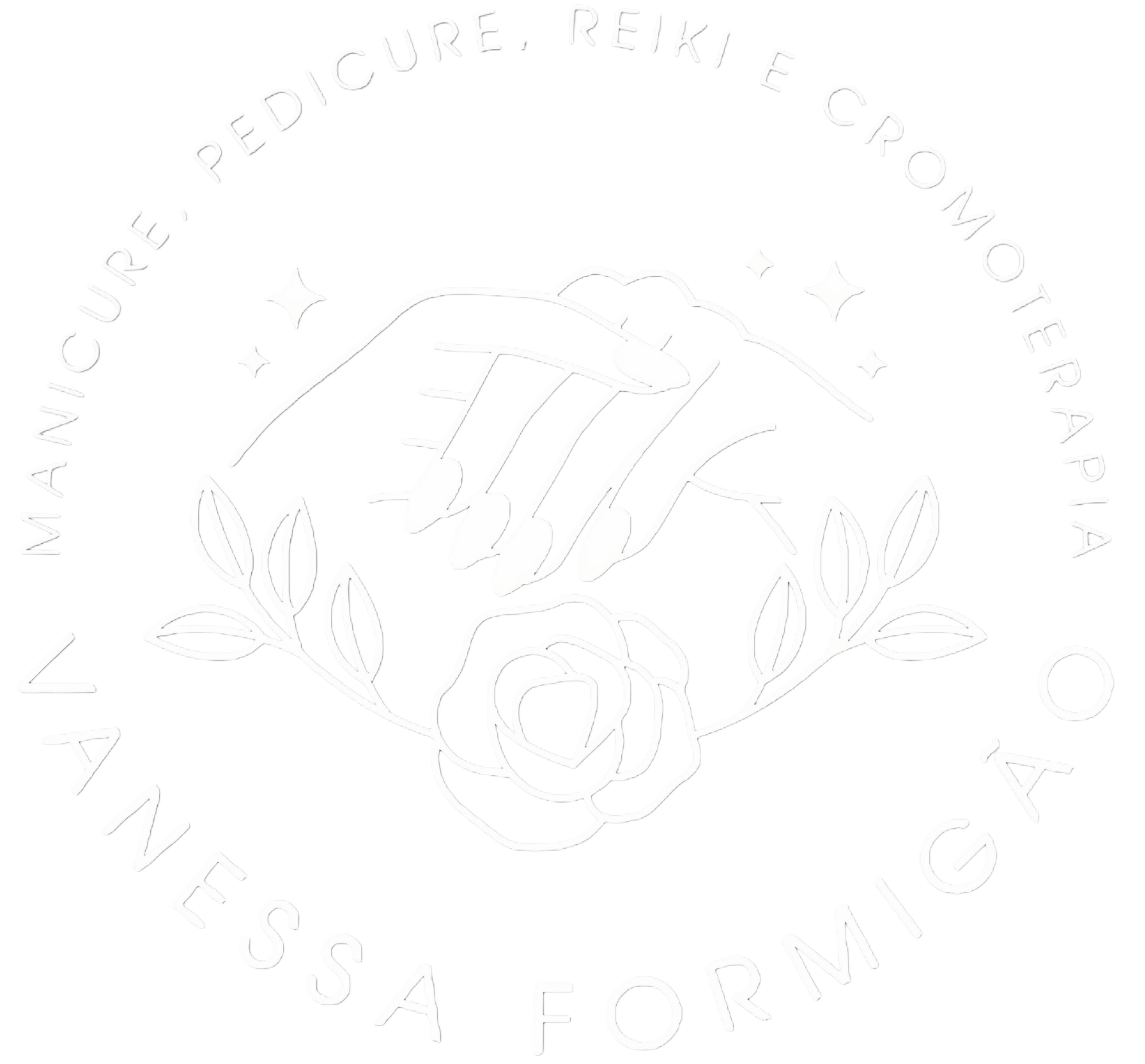 logo da manicure pedicure reiki cromoterapia jau